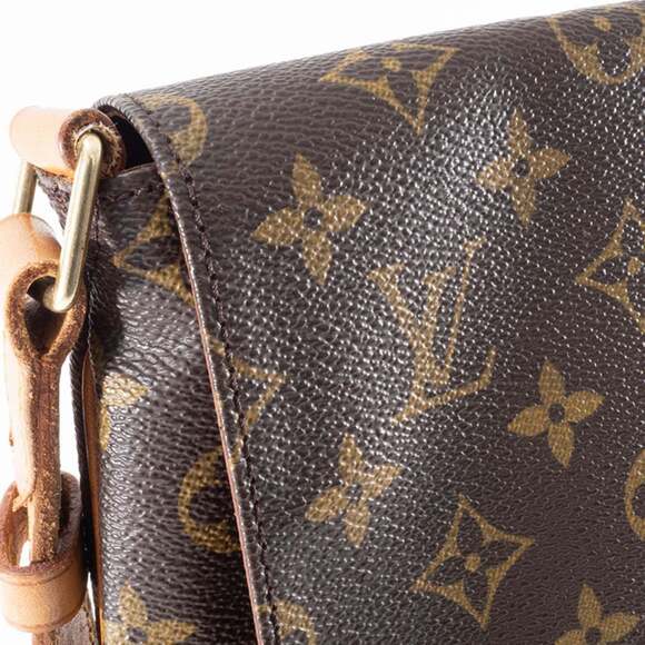 LOUIS VUITTON Brown Monogram Canvas Shoulder Bag - Picture 9 of 16